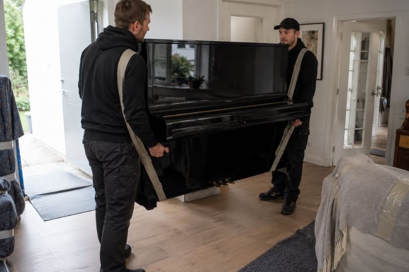 Flytte piano fra hus